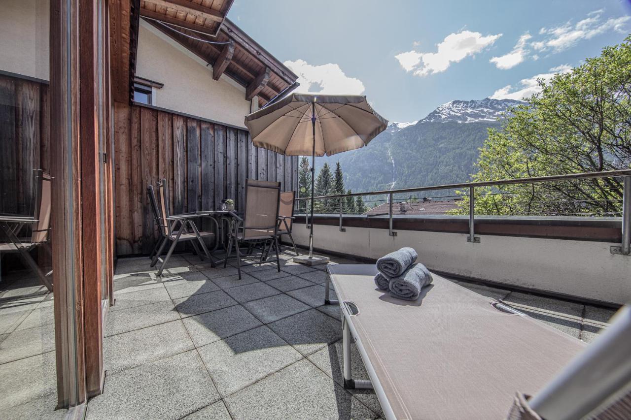 Alpenapart Gruener Längenfeld Kültér fotó
