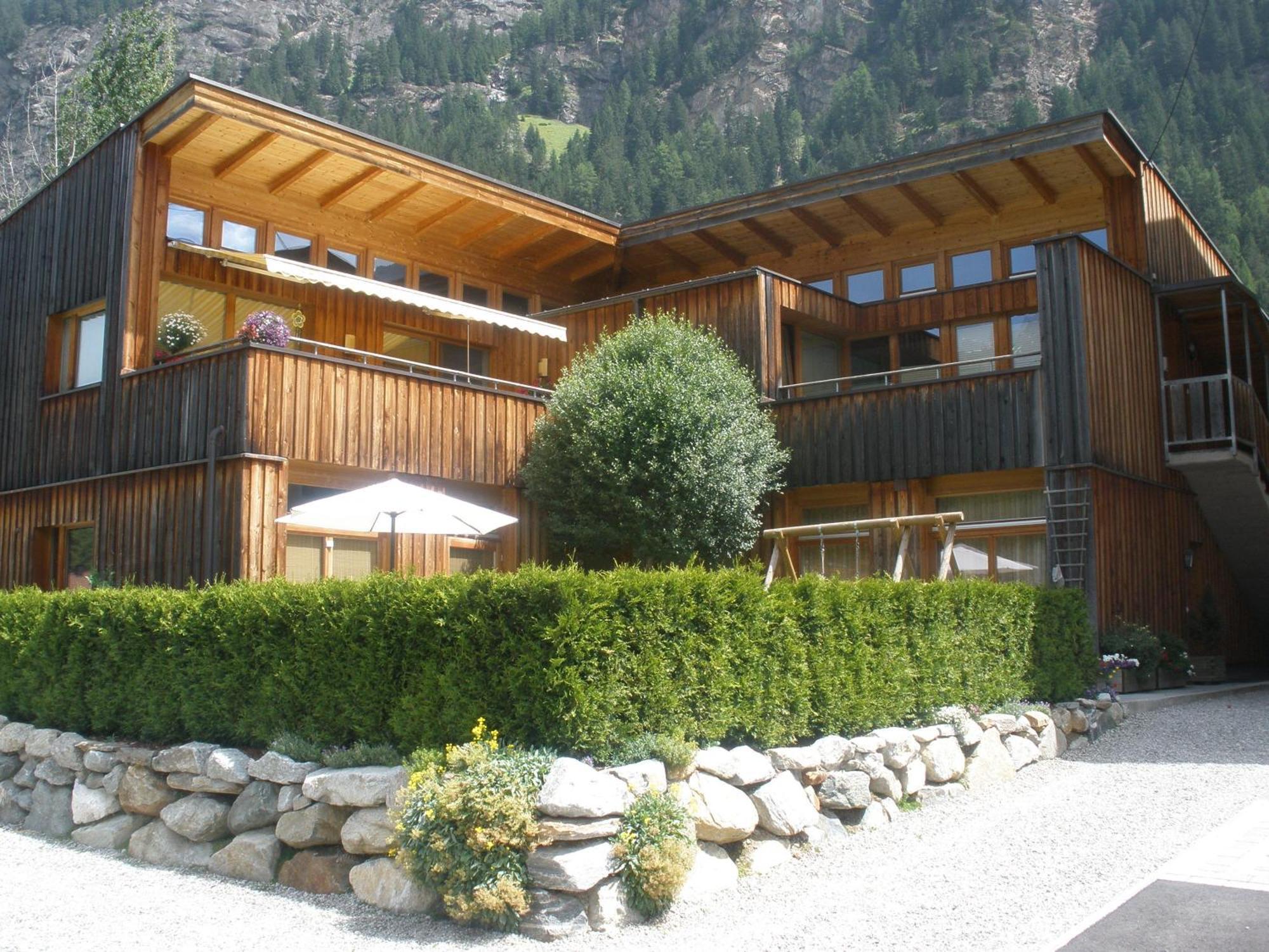 Alpenapart Gruener Längenfeld Kültér fotó